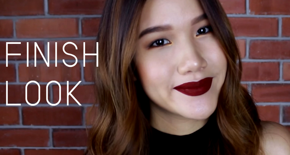 RED LIP MAKEUP FINISH LOOK